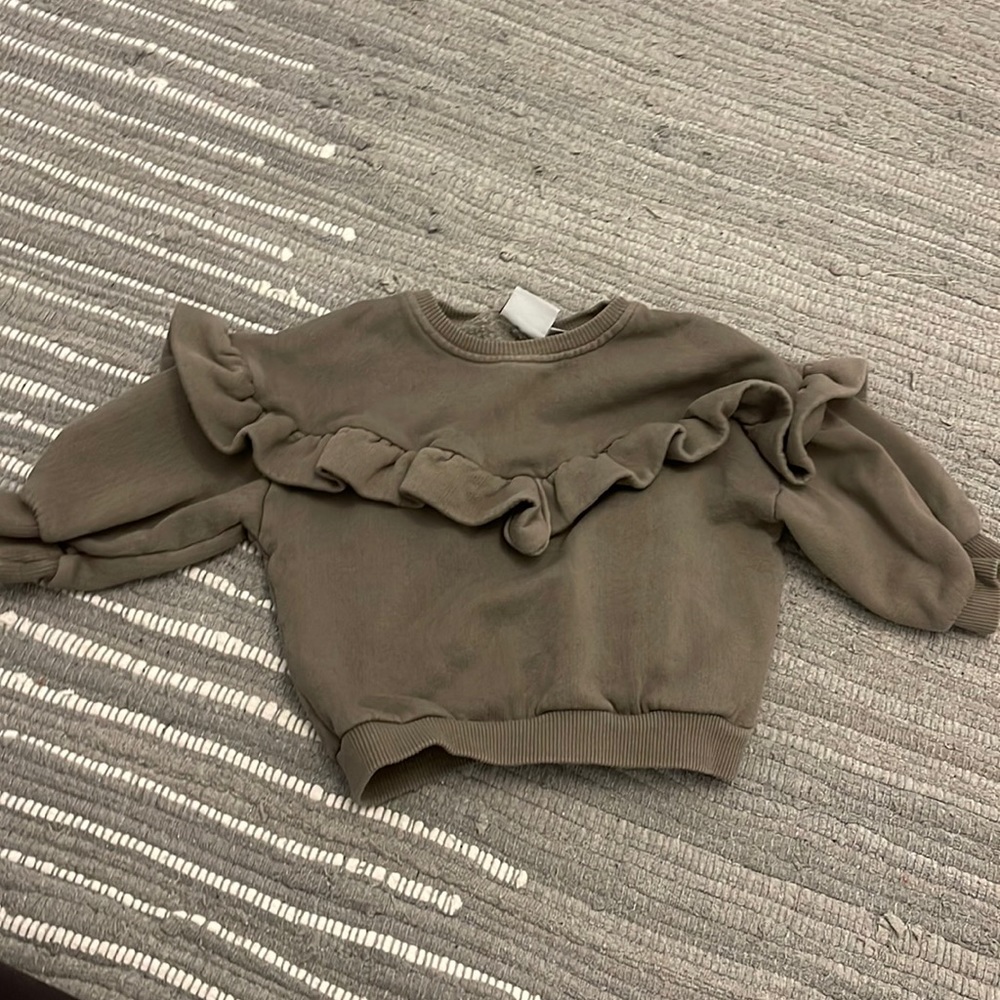Gray Zara sweatshirt
